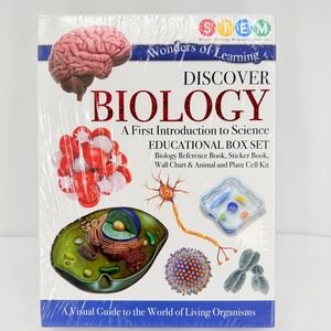 Discover Biology Wonders of Learning Educational Box Set Intro to Science STEM